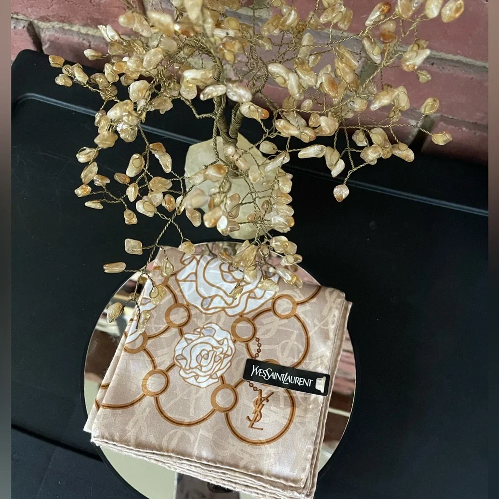 NWT🔥 YSL🔥 SILK 🔥SCARF. - Picture 3 of 3